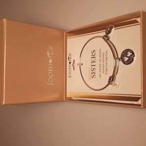 Always Sisters Stainless Steel bracelet with charms